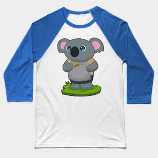 Koala Hairdresser Scissors Comb Baseball T-Shirt